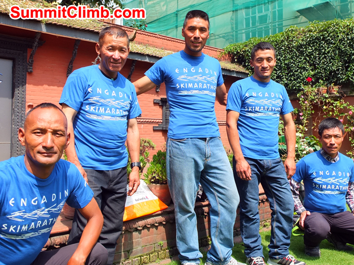 The team of our sherpas. PhotoToni Spiri